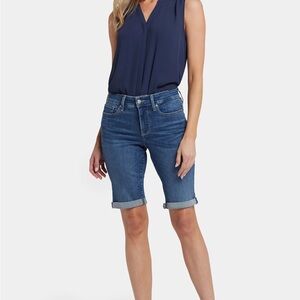 NYDJ Briella Denim Bermuda Shorts – Size 6